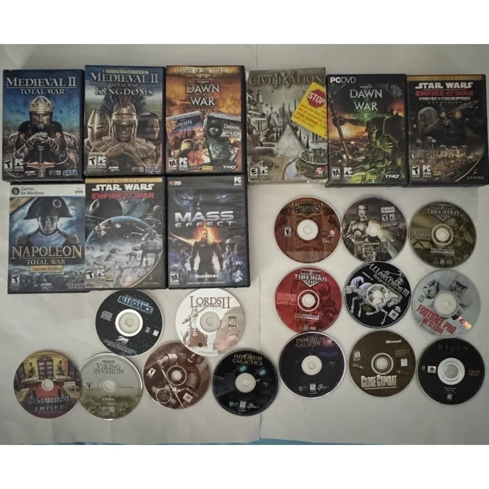 29 PC Games Lot 2000s Boxed & Loose Discs